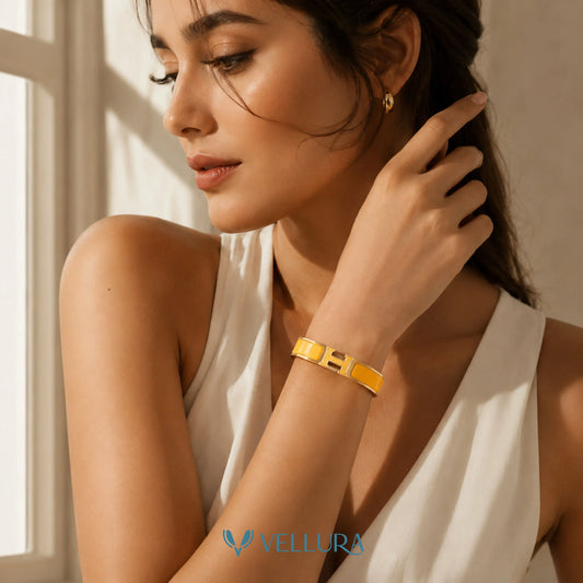 HERMES INSPIRED-Cuff Bracelet
