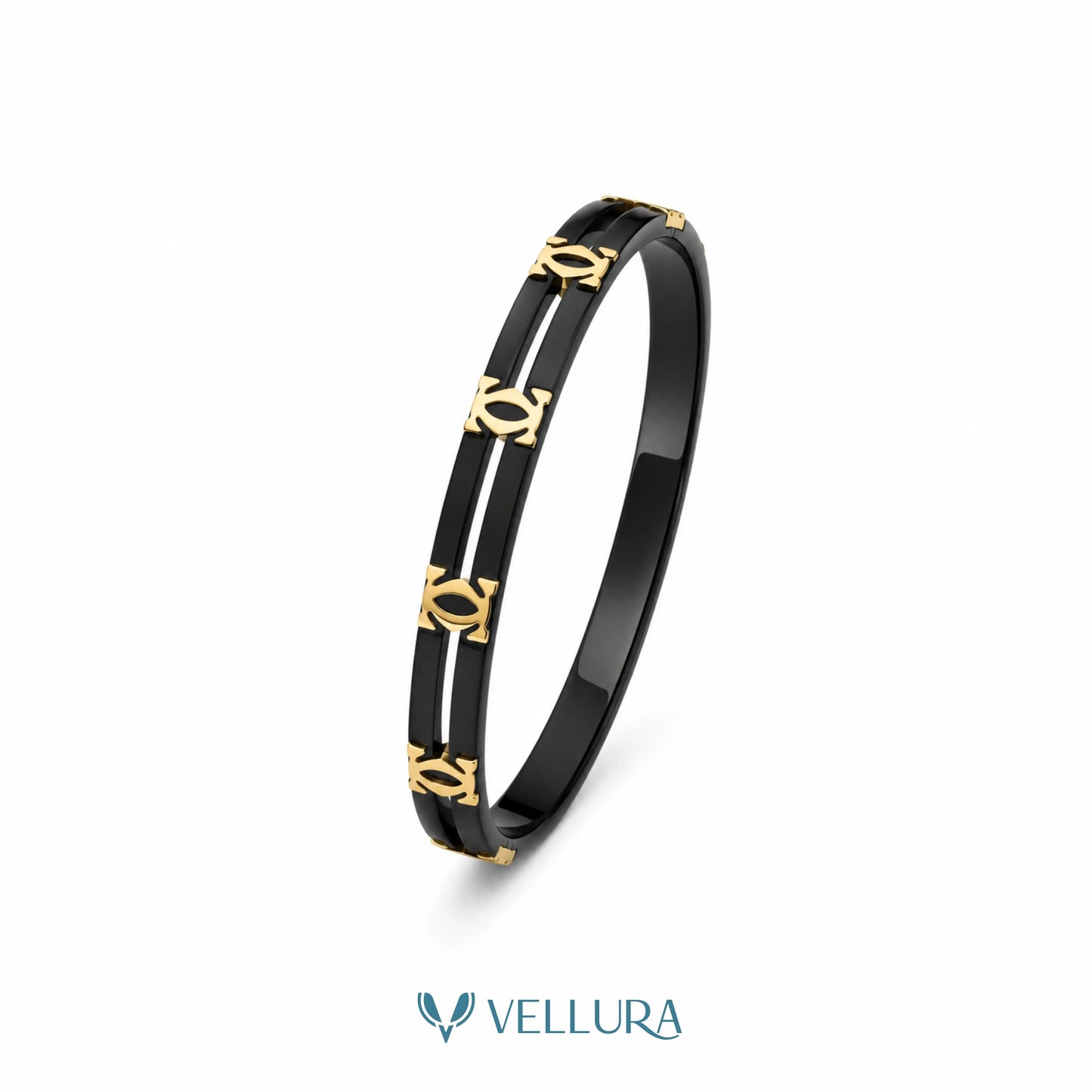 Black & Gold Designer Bracelet