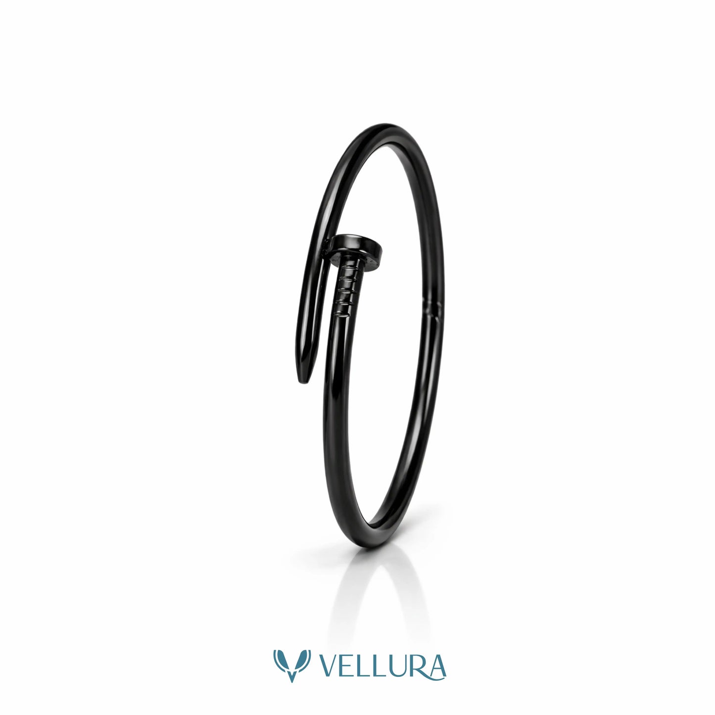 Cartier Inspired -Unisex Black Nail Bracelet
