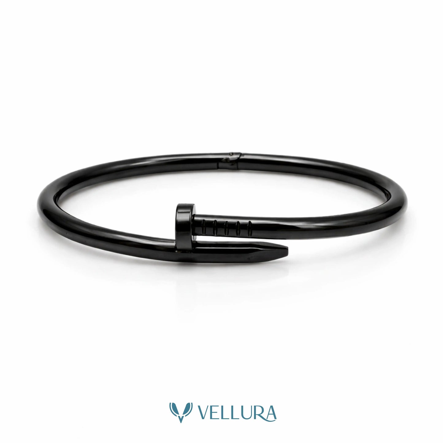 Cartier Inspired -Unisex Black Nail Bracelet