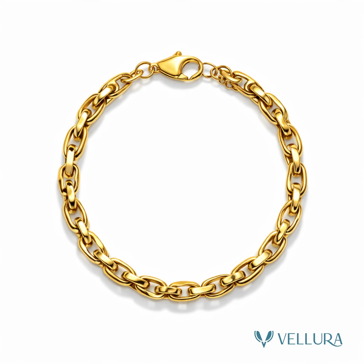 Gold Link Chain Bracelet