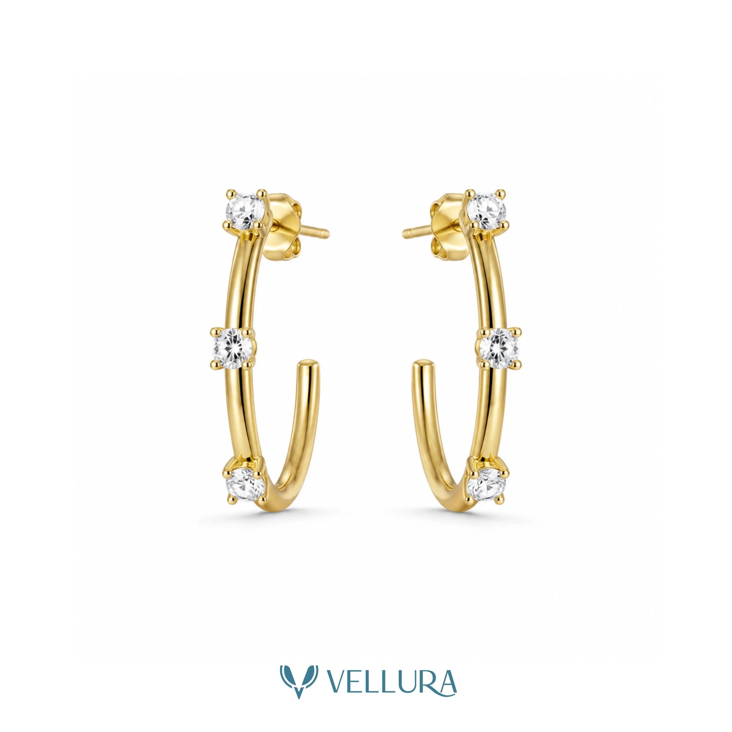CZ Hoop Earrings