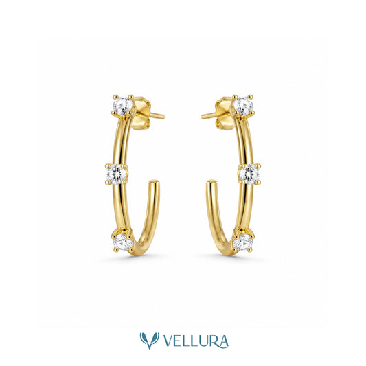 CZ Hoop Earrings