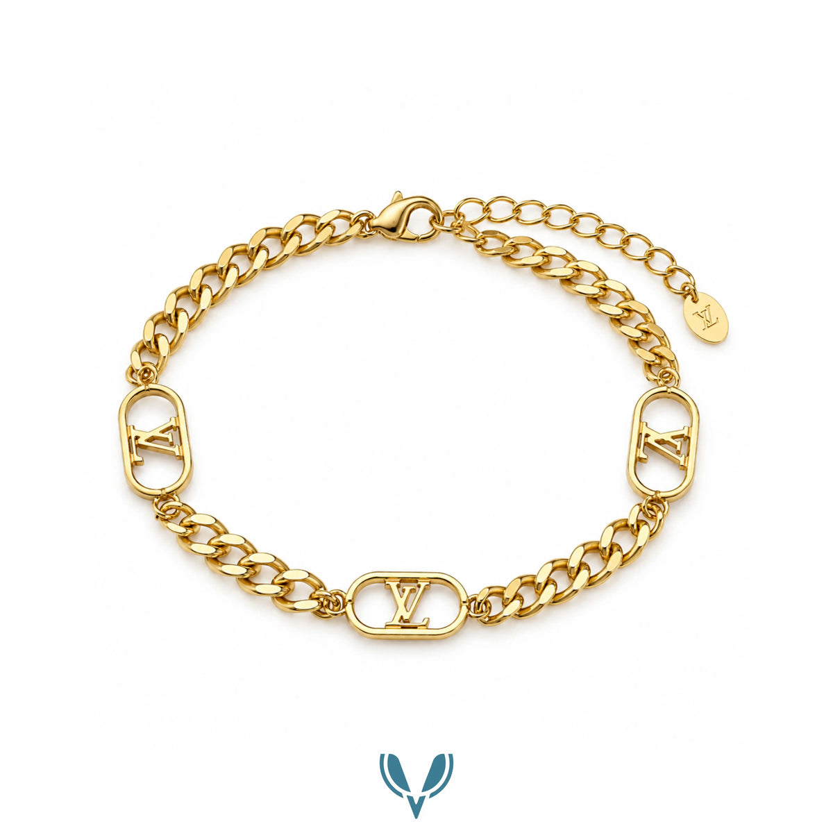 LV INSPIRED Charm  Bracelet