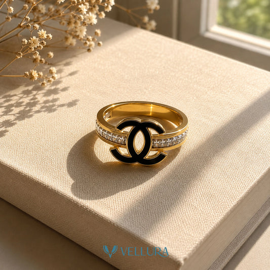 CC INSPIRED- Enamel Statement Ring