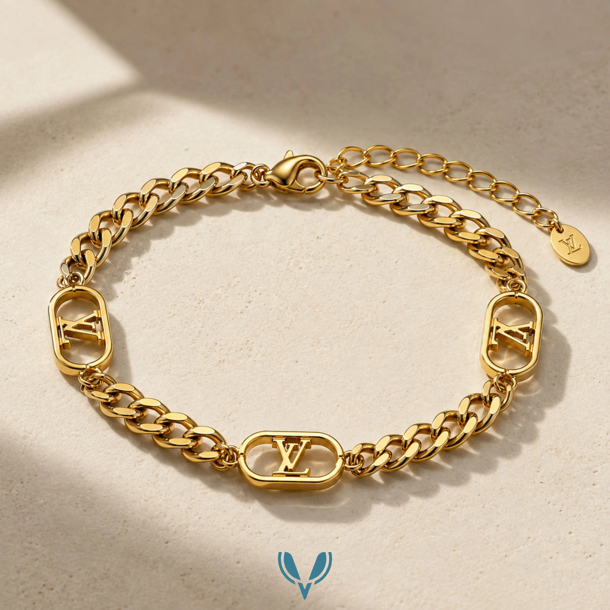 LV INSPIRED Charm  Bracelet