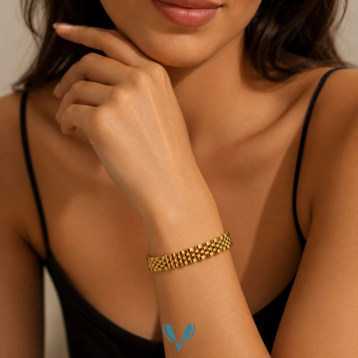 Gold Multi-Link Chain Bracelet