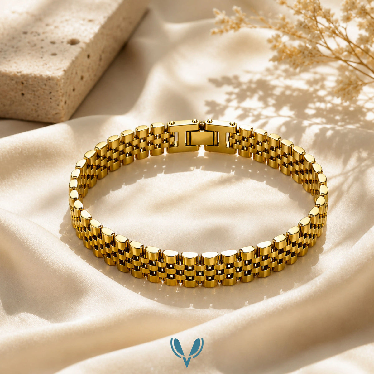 Gold Multi-Link Chain Bracelet