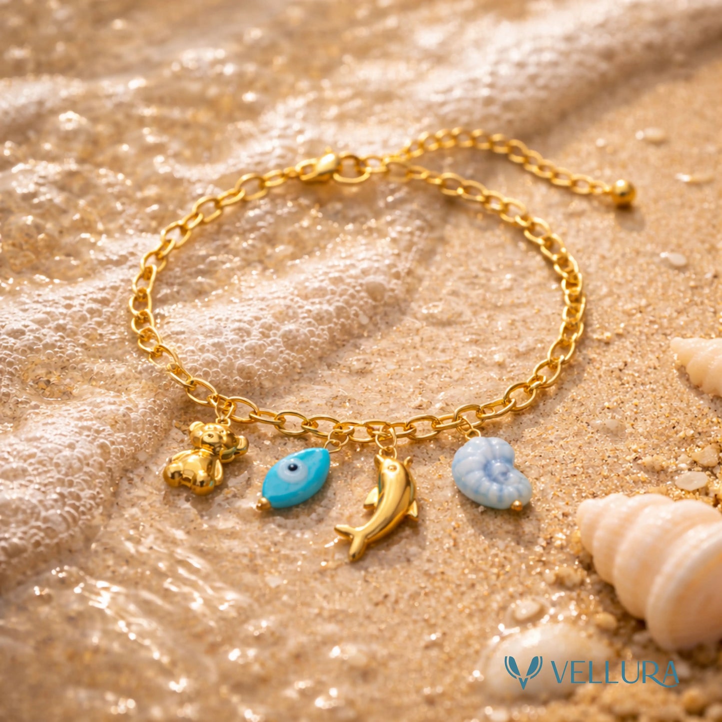 Gold Charm Bracelet – Charms