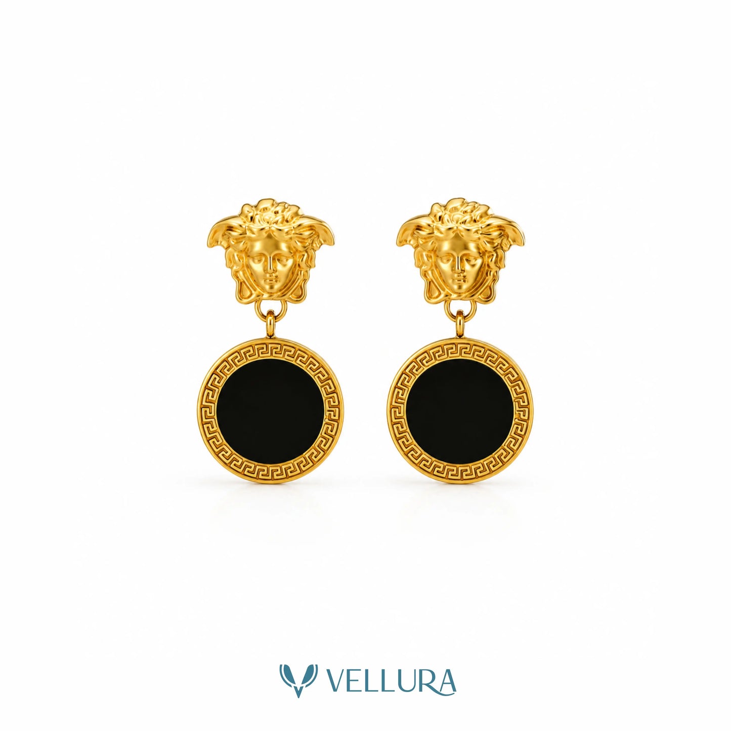 Medusa Inspired Drop Earrings