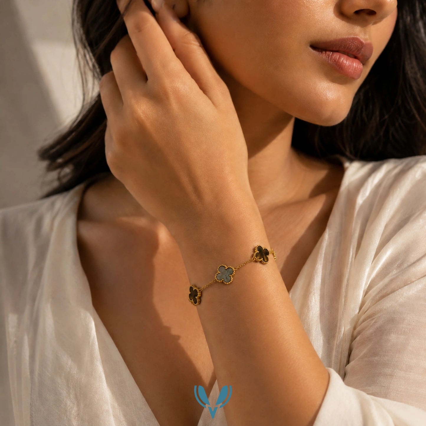 Brown Clover Bracelet