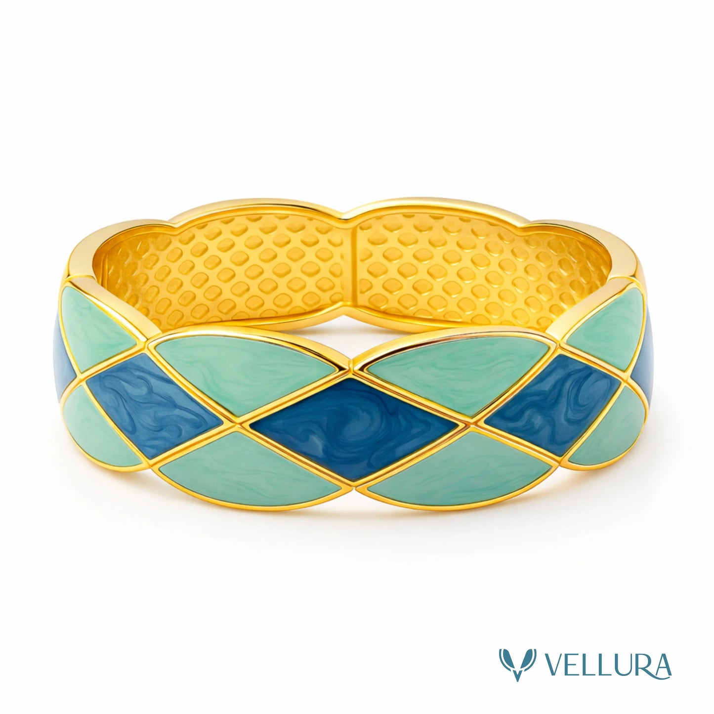Enamel Geometric Bracelet