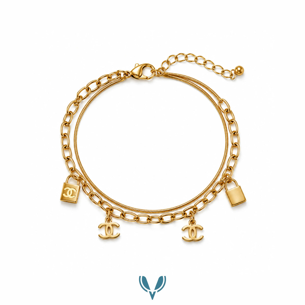 Gucci Inspired Charm Bracelet VEL-0001