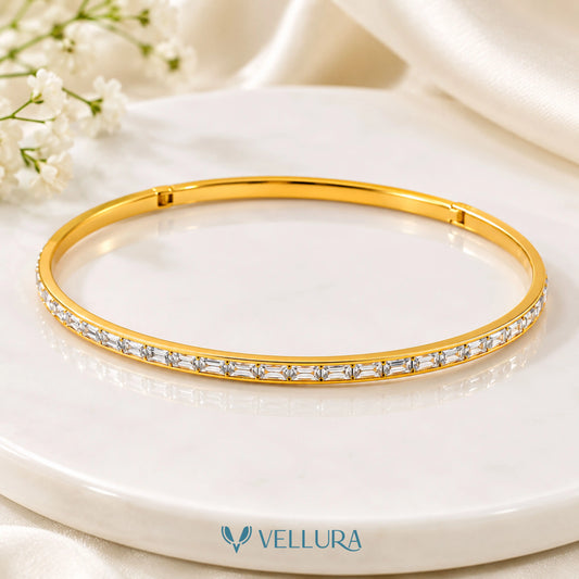 Crystal Tennis Bangle Bracelet