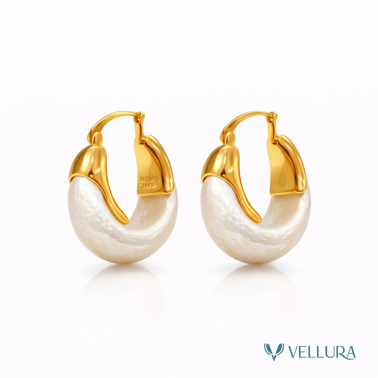 Pearl Hoop Earrings