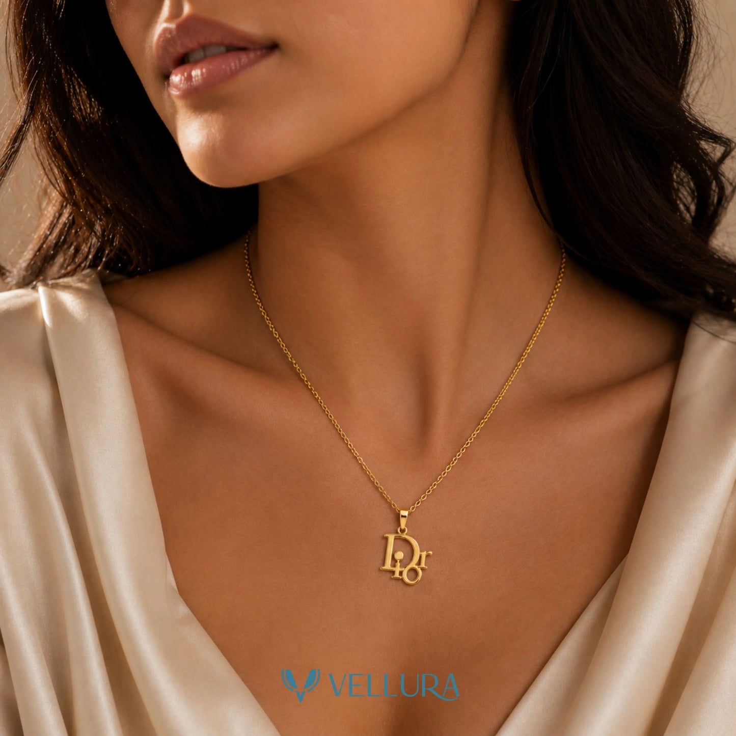 Dior Inspired Gold plated Necklace