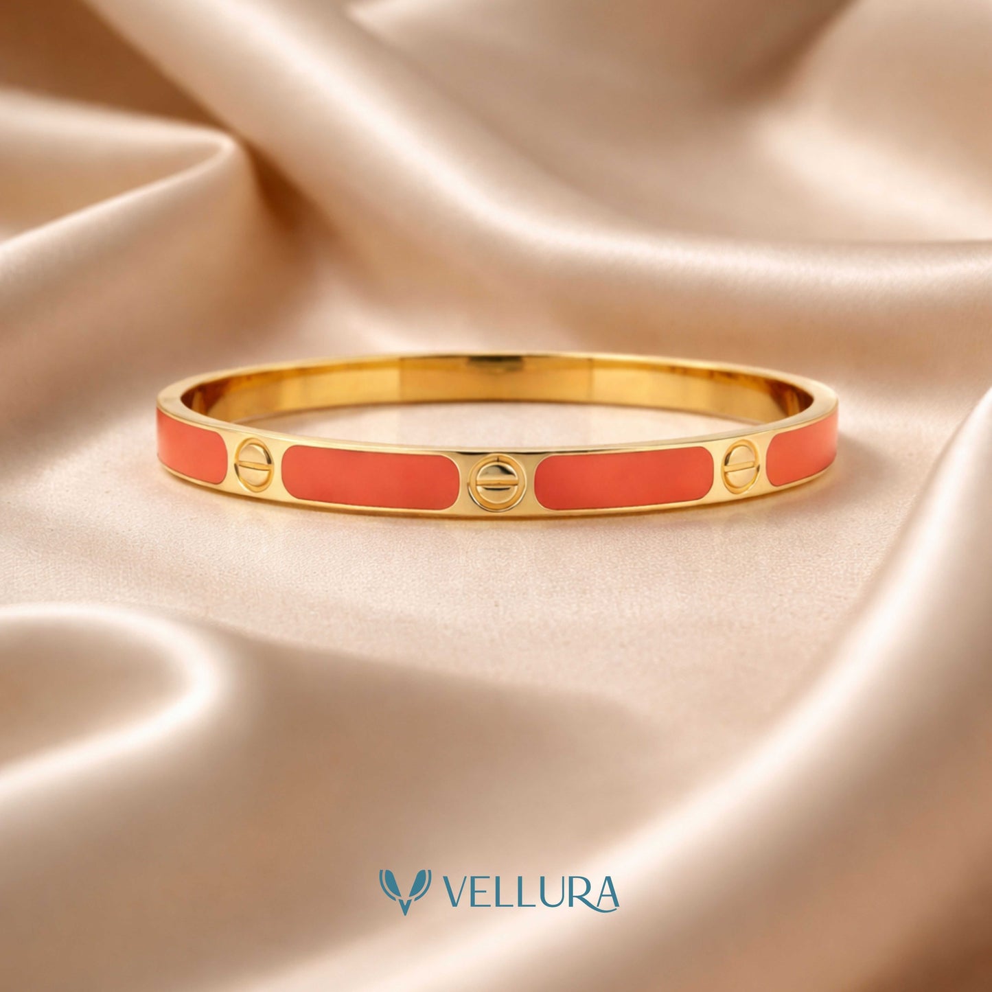 Cartier-Inspired Enamel Bracelet