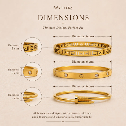 Gold Bracelet Stack 9