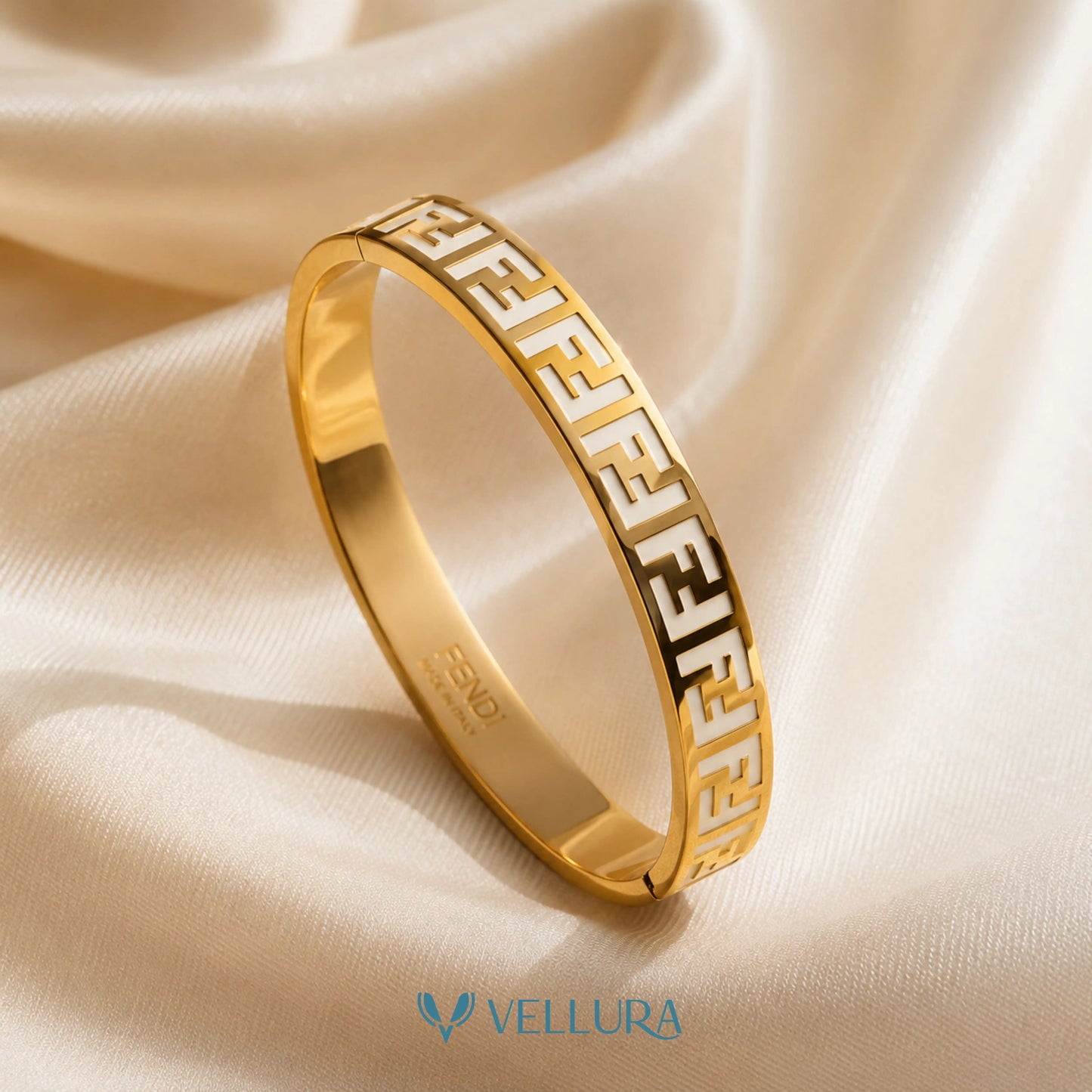 Greek Key Gold Bracelet