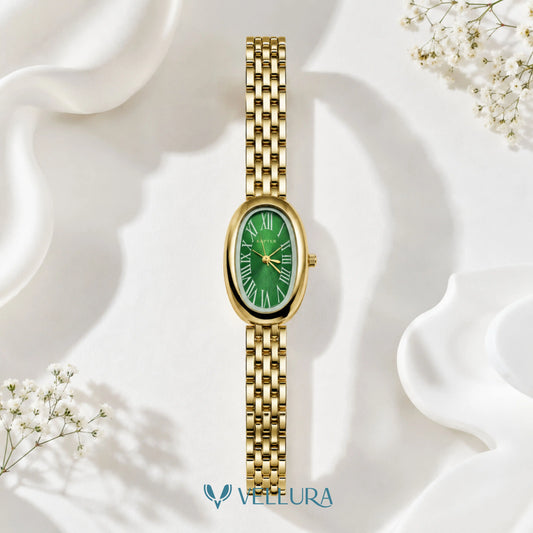 Emerald Grace Oval Watch-Cartier Insipred