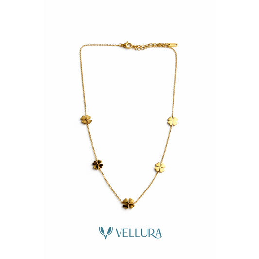 Gold Clover Necklace