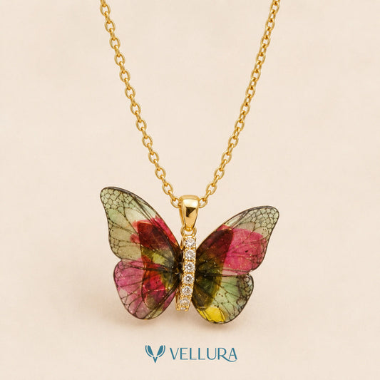 Multicolor Butterfly Pendant
