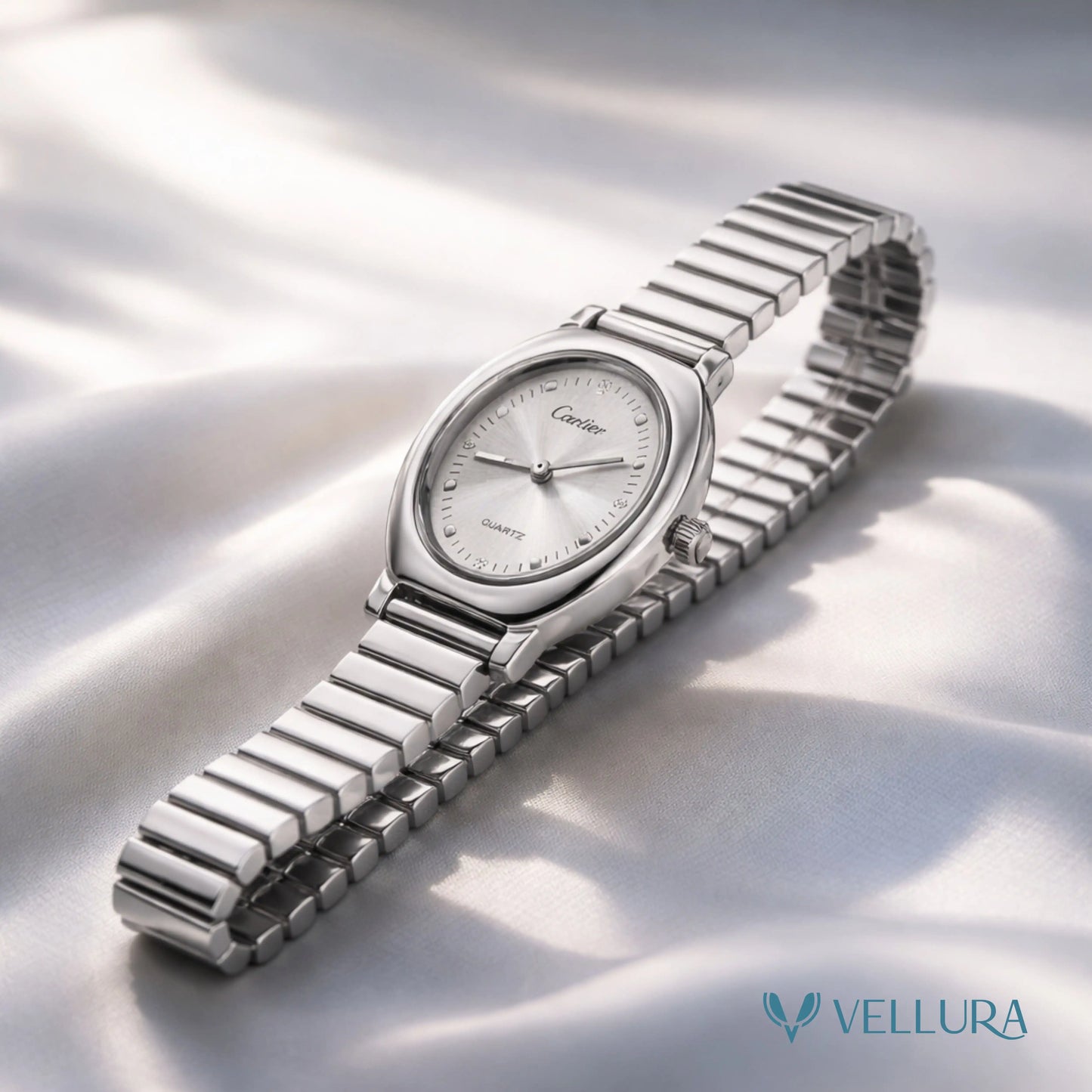 Silver Dial Luxury Watch