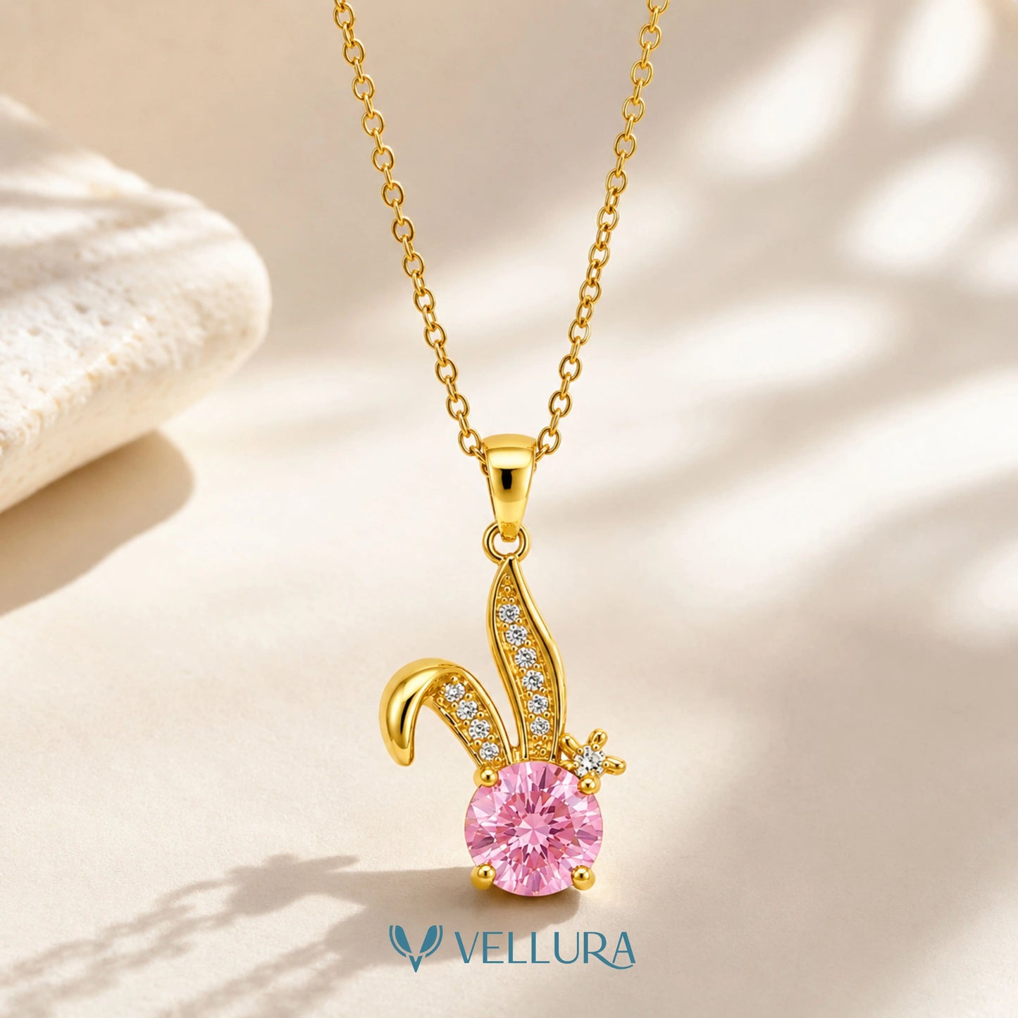 Crystal Bunny Pendant