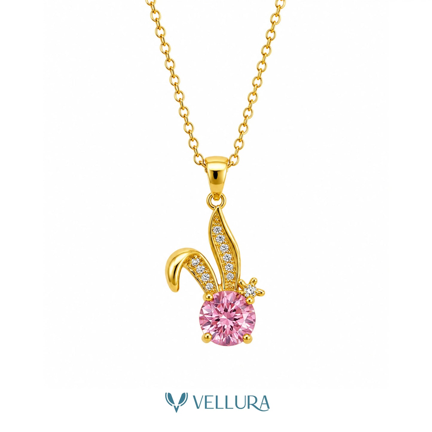 Crystal Bunny Pendant