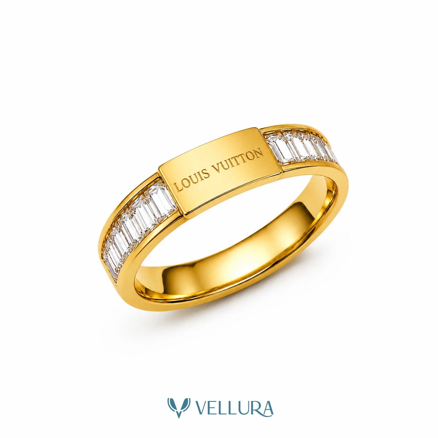 BRAND INSPIRED Logo Plaque Ring