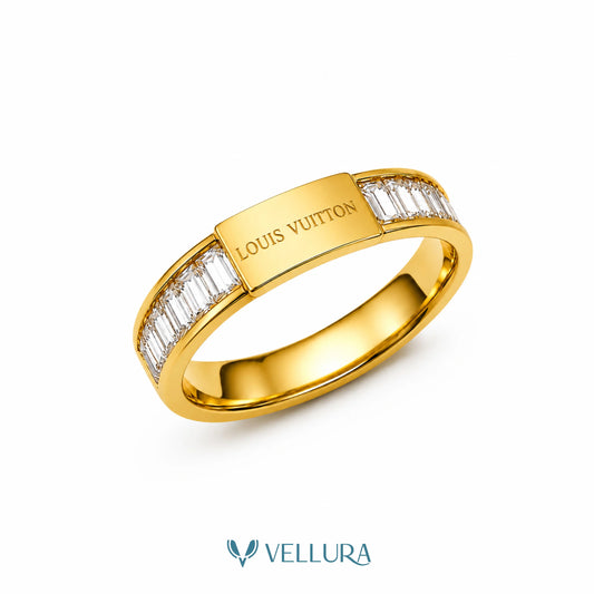 BRAND INSPIRED Logo Plaque Ring
