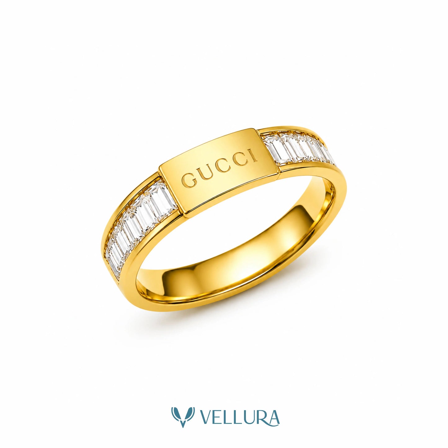 BRAND INSPIRED Logo Plaque Ring