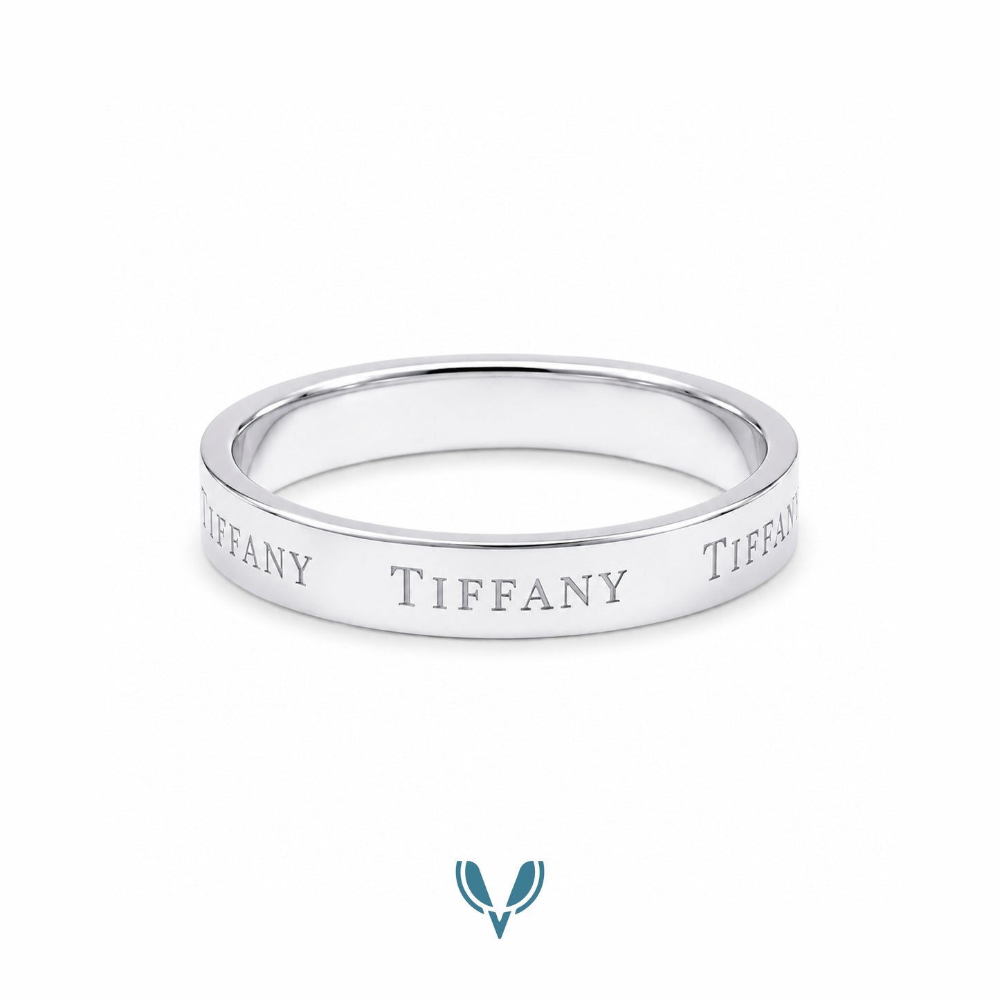 Tiffany Inspired Band Ring