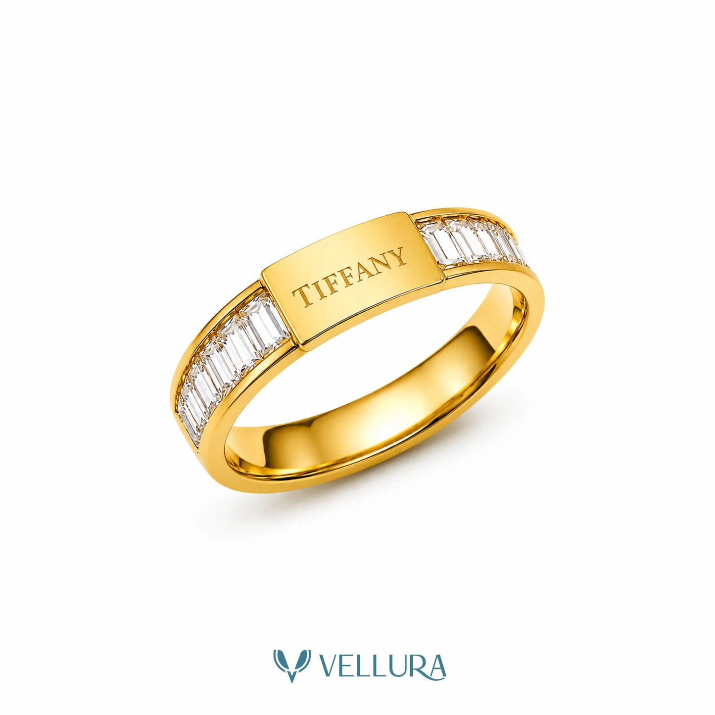 BRAND INSPIRED Logo Plaque Ring