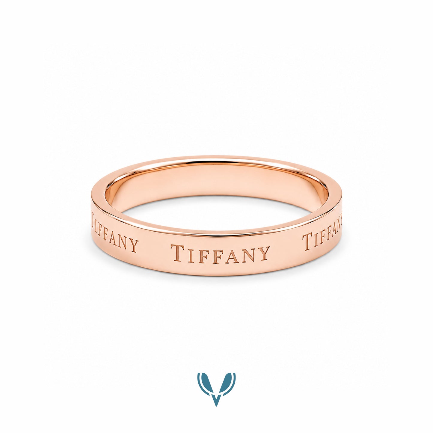 Tiffany Inspired Band Ring
