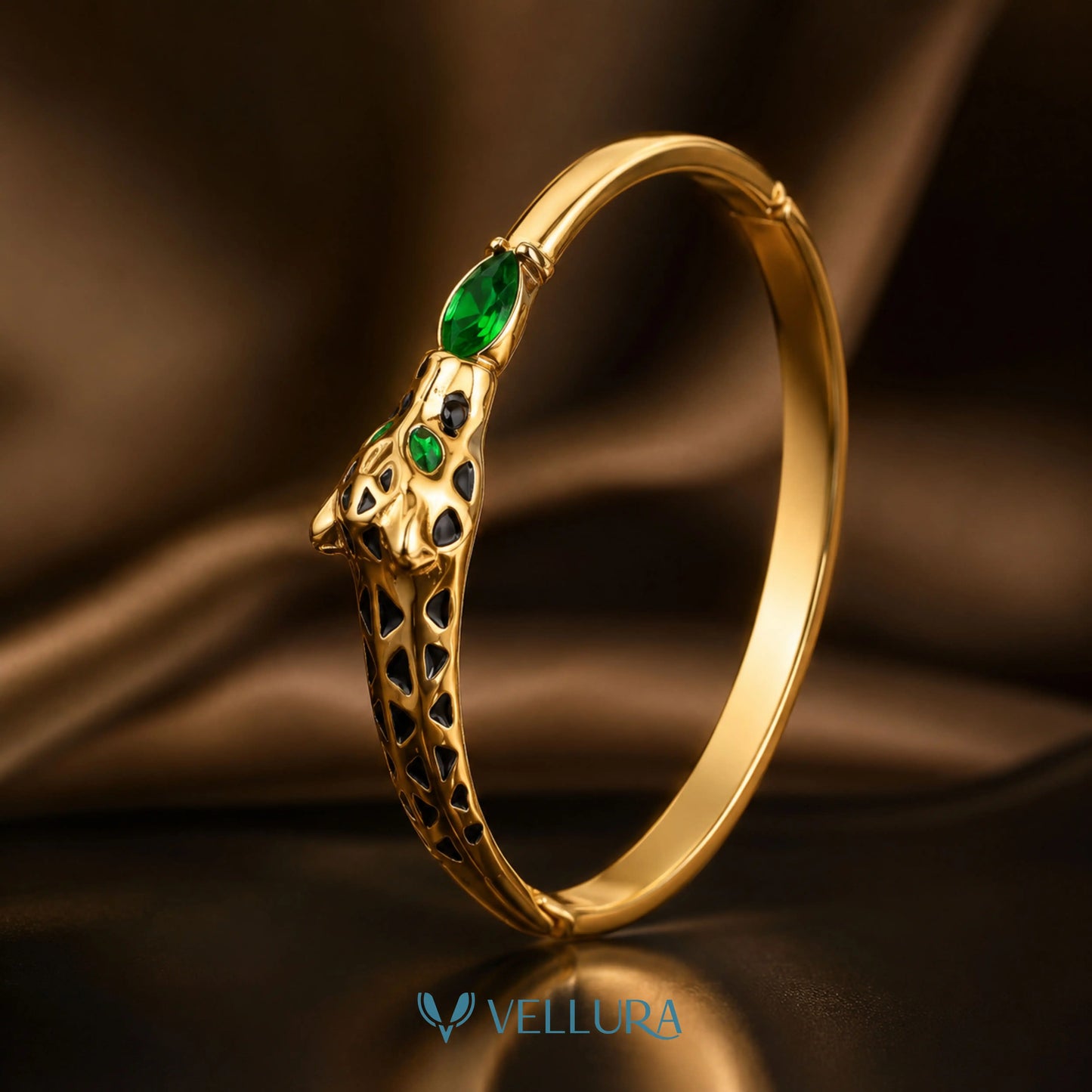 Emerald Panther Bracelet