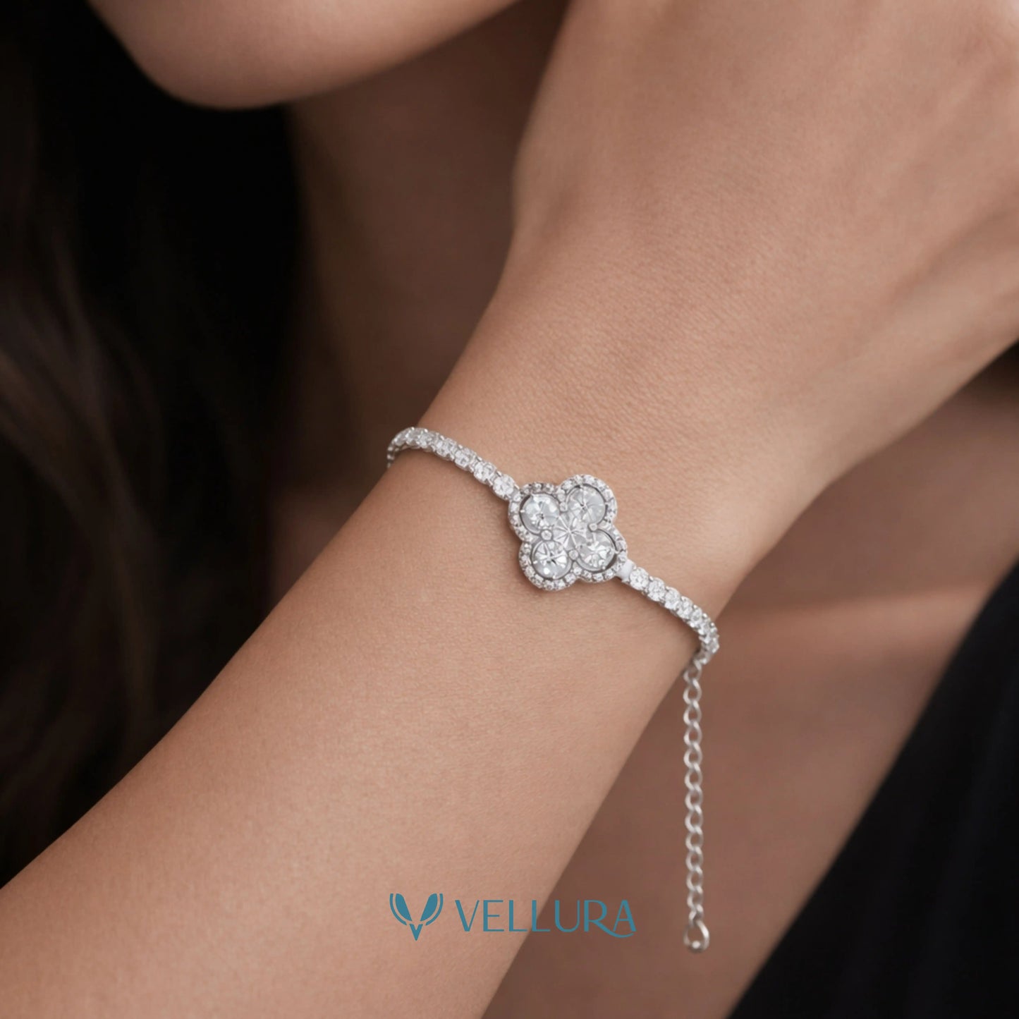 Clover Tennis Bracelet