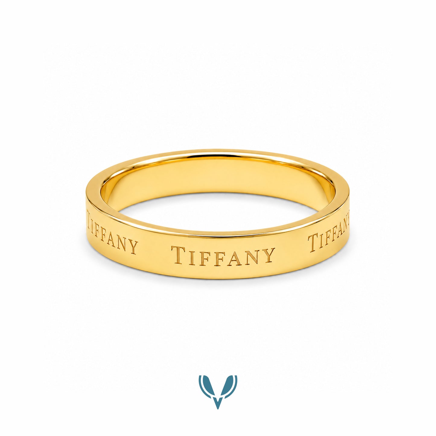 Tiffany Inspired Band Ring