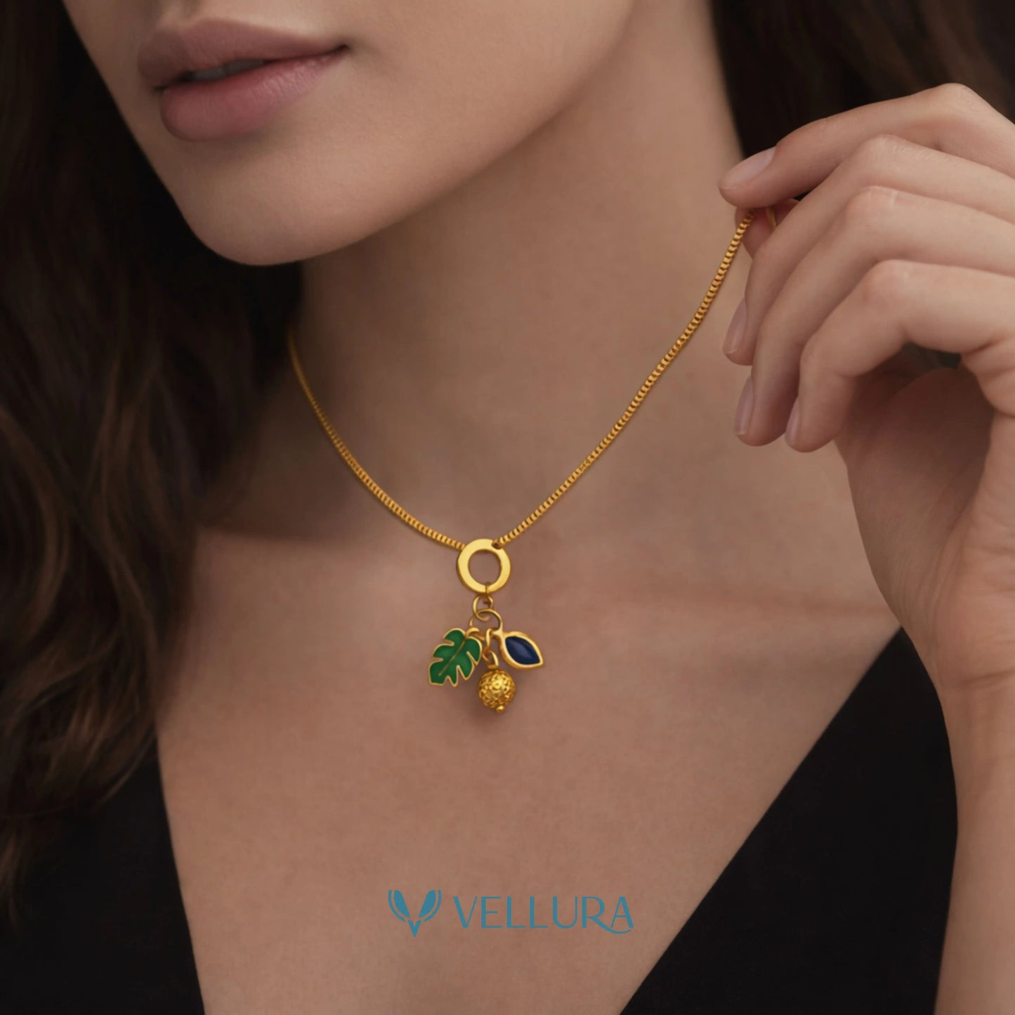 Gold Charm Necklace