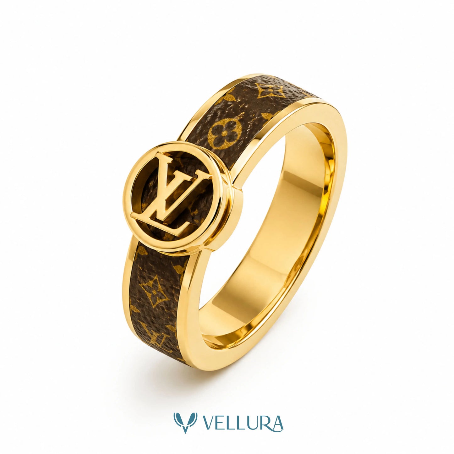 LV-INSIPRED Medallion Ring VEL-0001