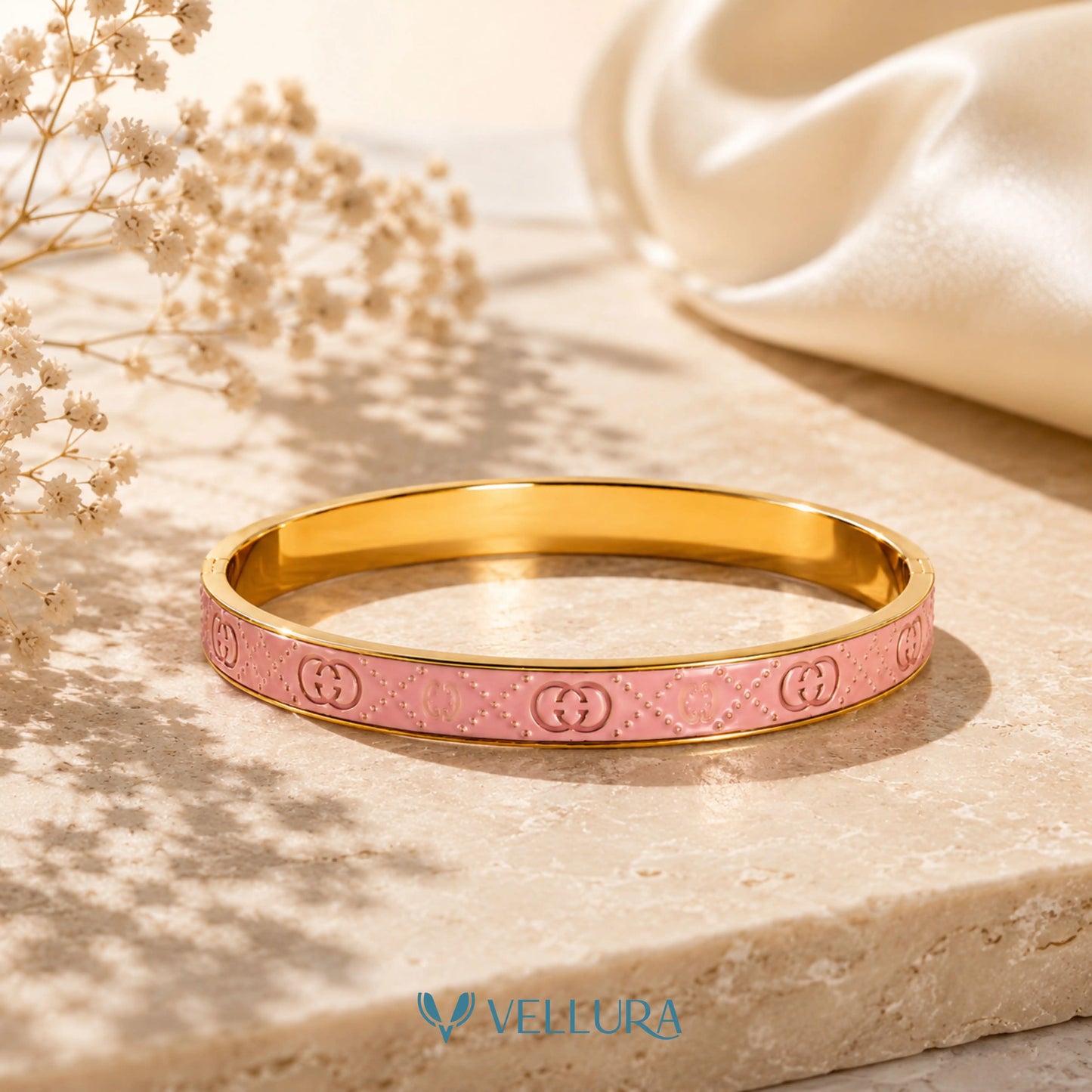 Gold GG Monogram Bangle