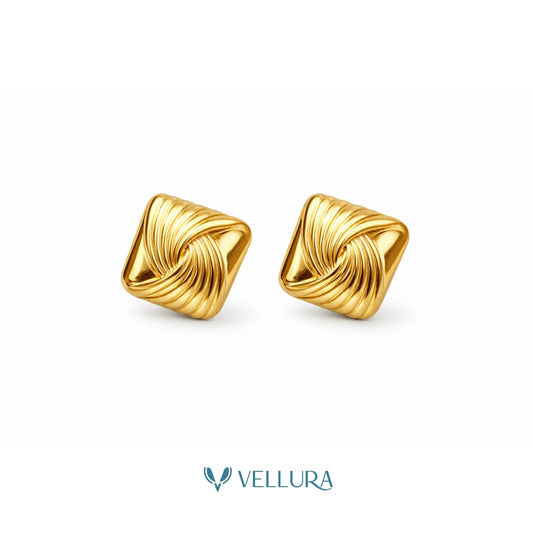 Twisted Knot Stud Earrings