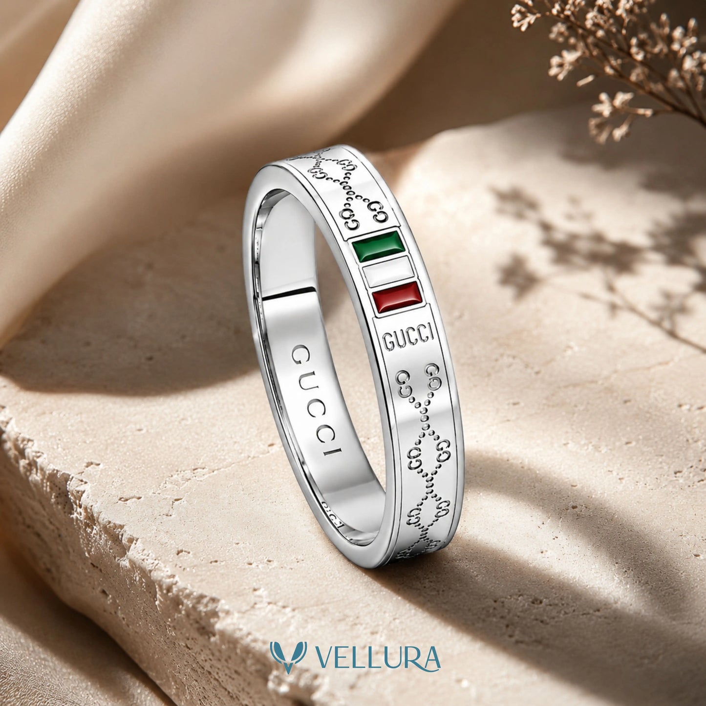 Gucci Icon GG Band Ring
