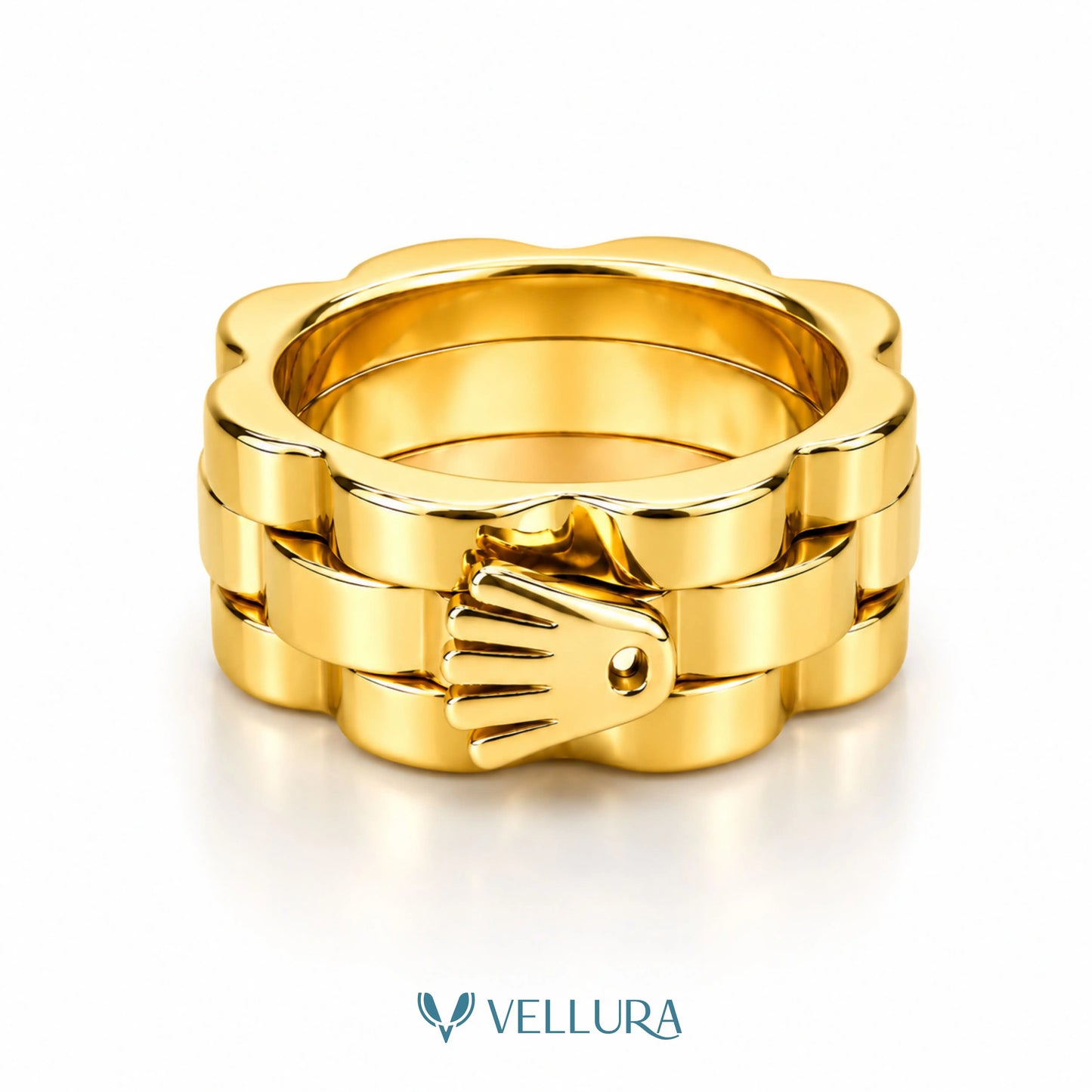 Luxury Watch Link Chain Band Ring