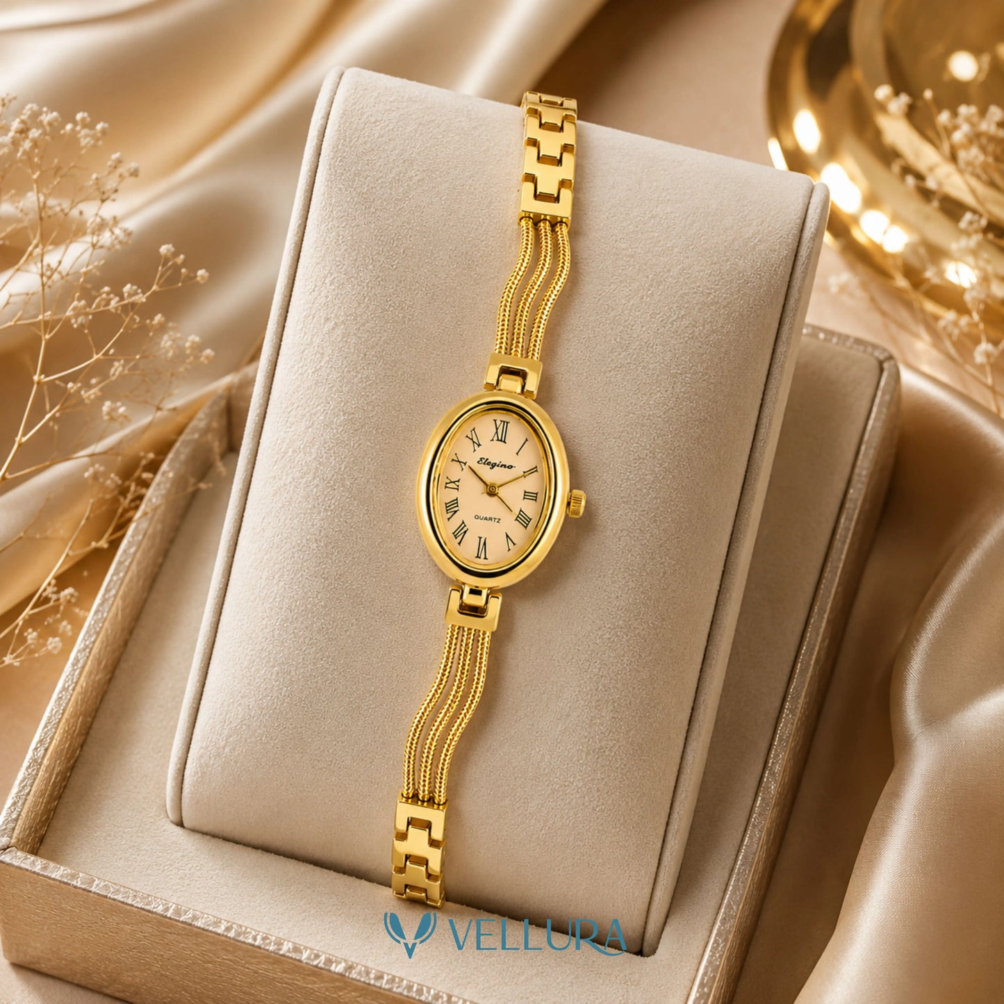 Multi-Strand Jewelry Bracelet Watch