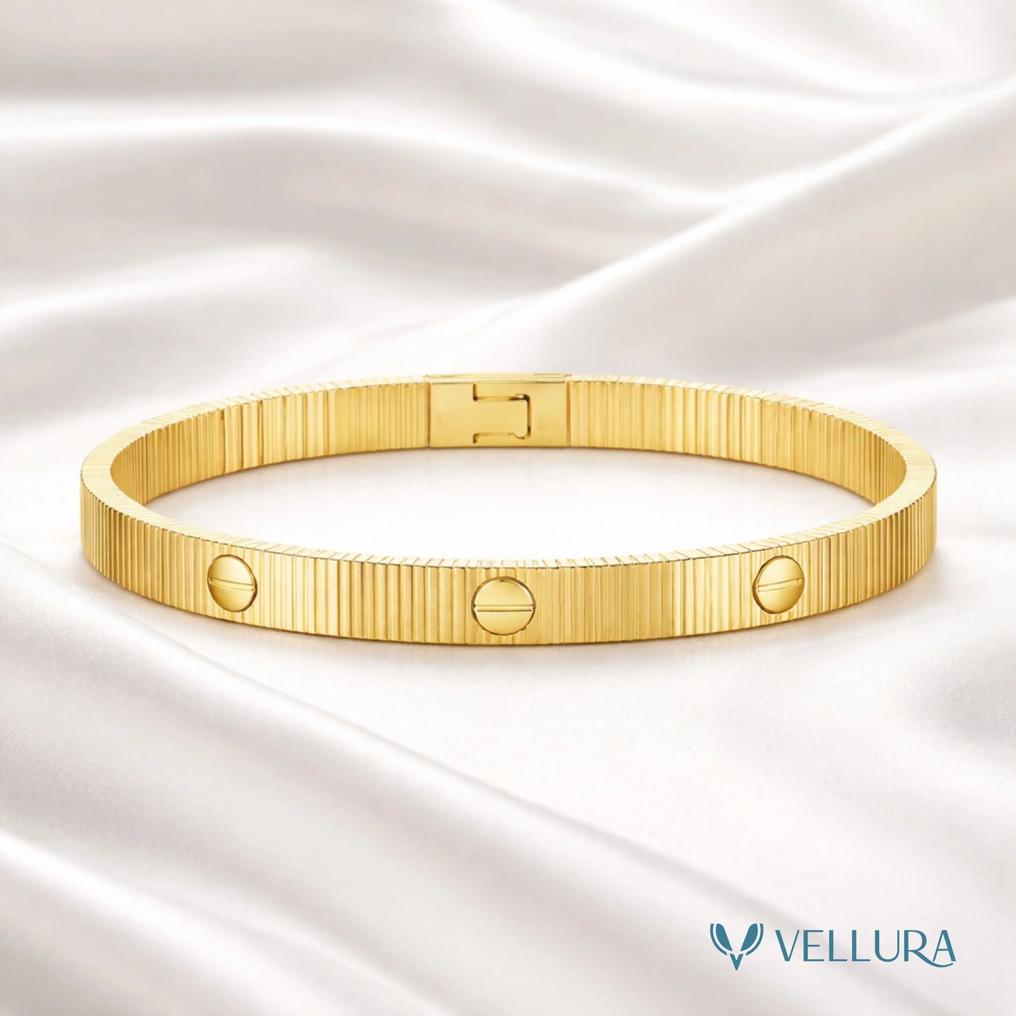 Cartier-Inspired Gold Bracelet