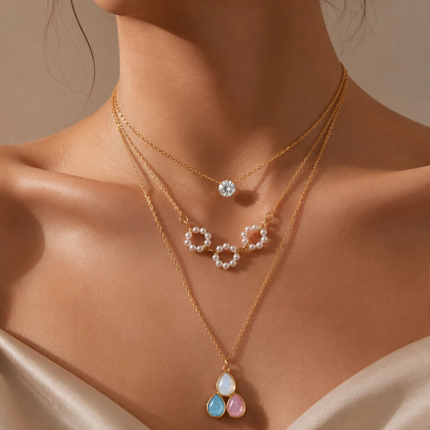 Layered Pendant Necklace