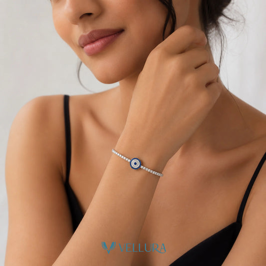 Evil Eye Tennis Bracelet