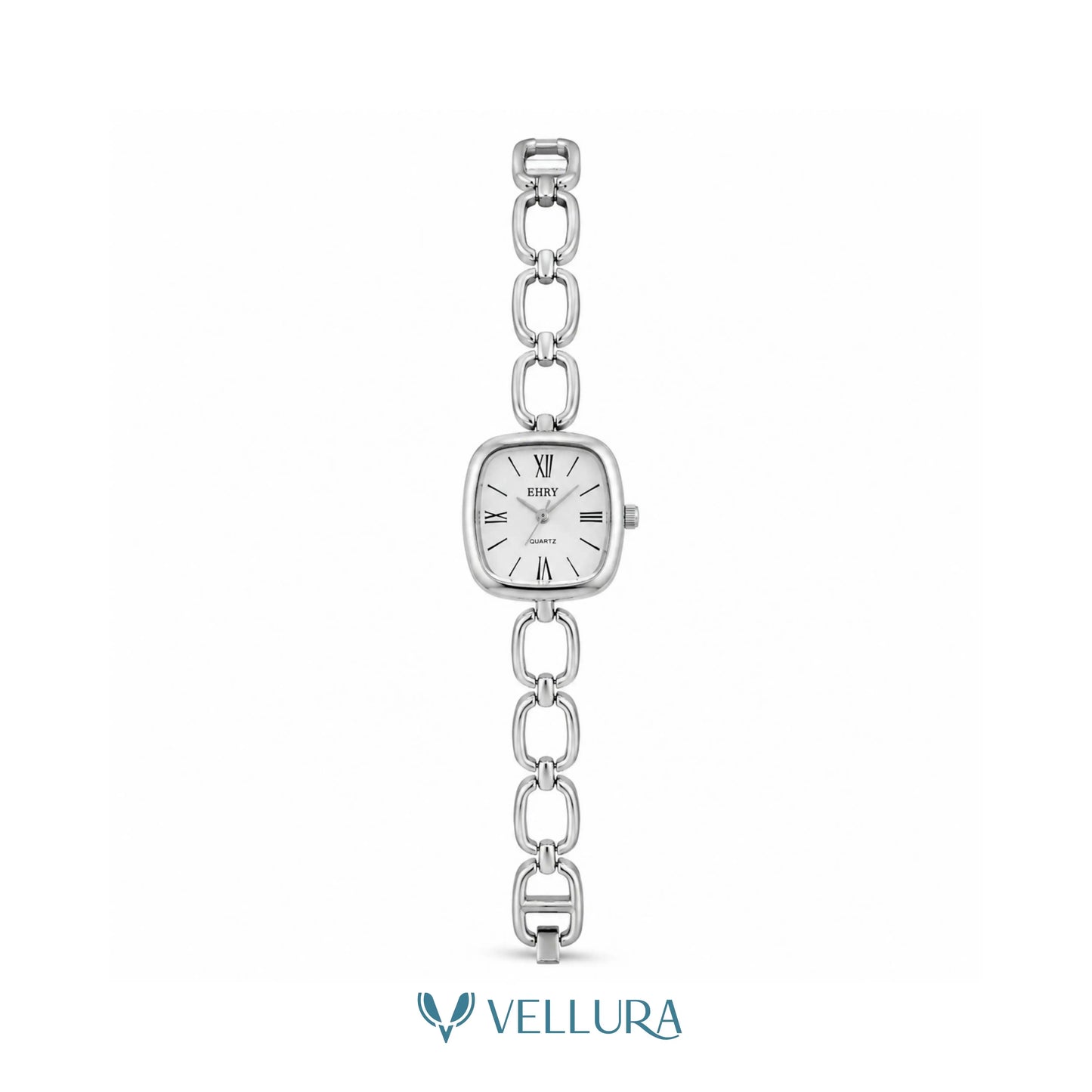 Silver Chain Link Women's Watch