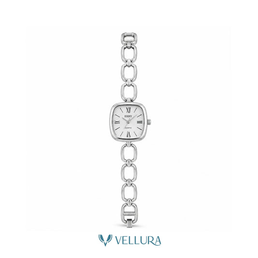 Silver Chain Link Women's Watch
